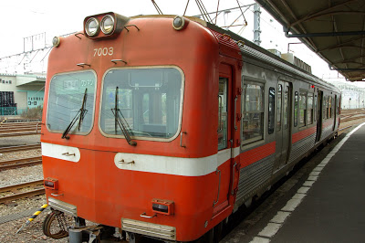 岳南鉄道での貨車用機関車の入線