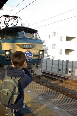 息子と鉄道写真！