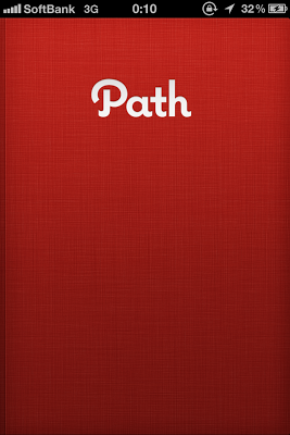 iPhoneアプリ『Path』