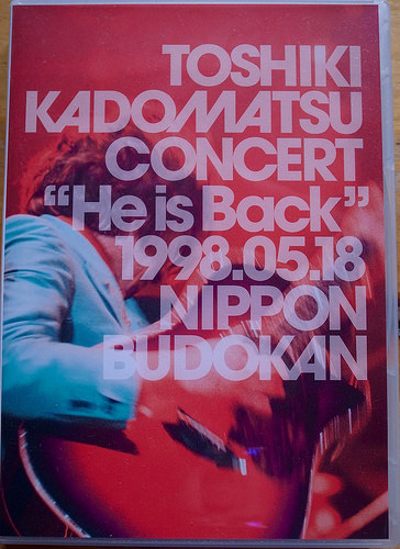 TOSHIKI KADOMATSU “He is Back” 1998.05.18