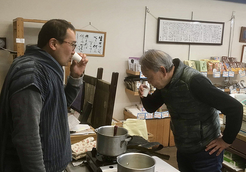 グルメ評論家さんとの出汁取り教室