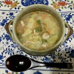 昨夜の食卓から：若女将特製「麦味噌のポトフ風お味噌汁」