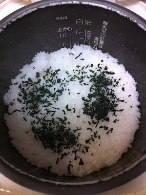 ご飯わかめ